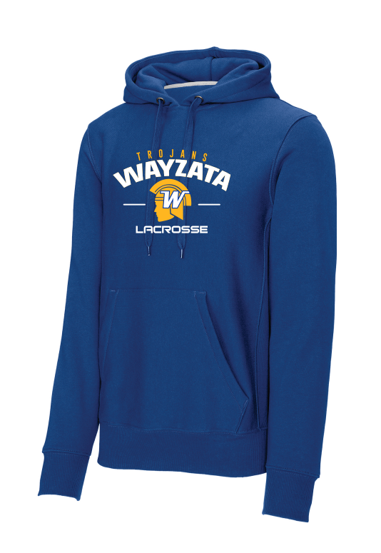 Wayzata Sport-Tek® Super Heavyweight Pullover Hooded Sweatshirt - Royal