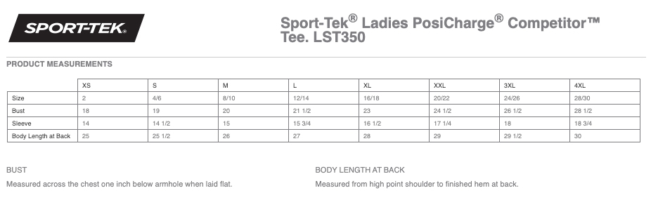 Wayzata Sport-Tek® Ladies PosiCharge® Competitor™ Tee - Iron Grey