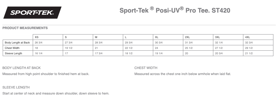 Wayzata Sport-Tek ® Posi-UV ® Pro Tee - White