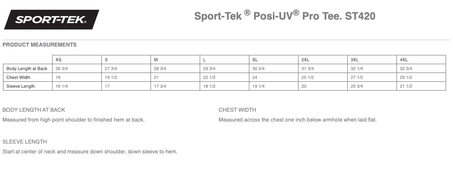 Wayzata Sport-Tek ® Posi-UV ® Pro Tee - Royal