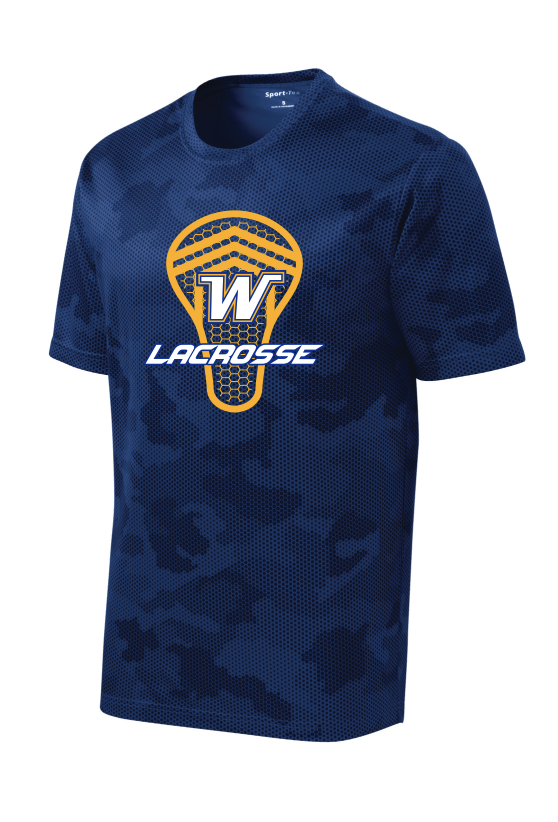 Wayzata Mens Sport-Tek® CamoHex Tee - Royal