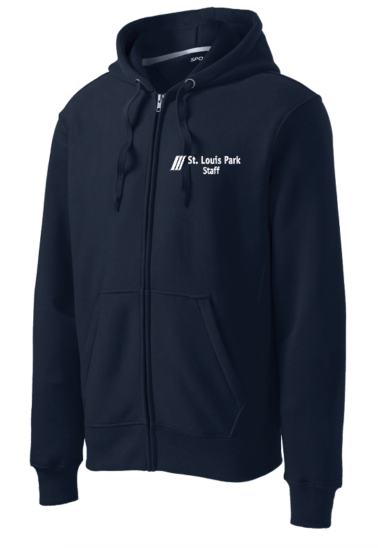 SLP Public Works Sport-Tek® Super Heavyweight Full-Zip Hooded Sweatshirt - NAVY