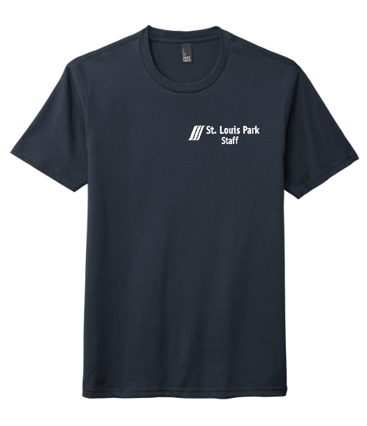 SLP Public Works District ® Perfect Tri ® Tee - NEW NAVY