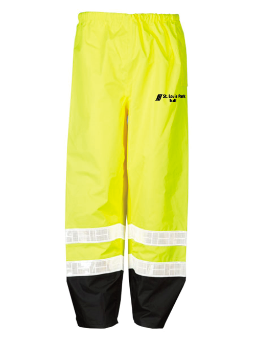 SLP Public Works Storm Stopper Pro Raniwear Pants - LIME