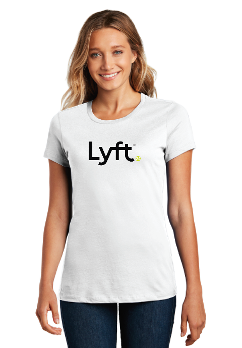 Lyft24 District ® Women’s Perfect Weight ® Tee - WHITE