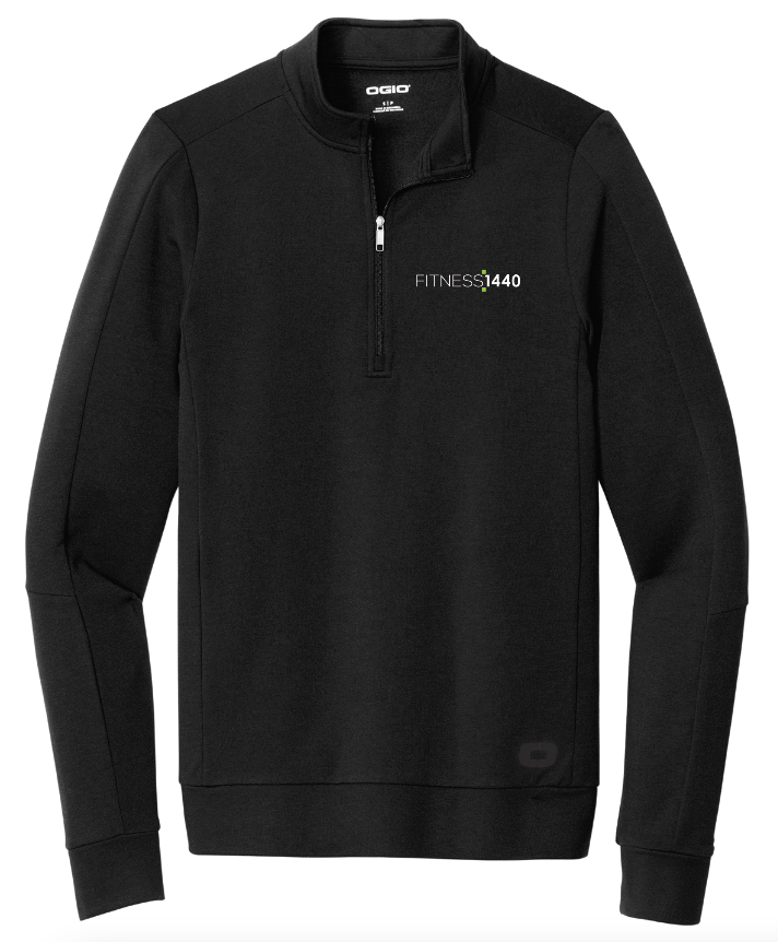 Fitness 1440 OGIO® Luuma 1/2-Zip Fleece - BLACK