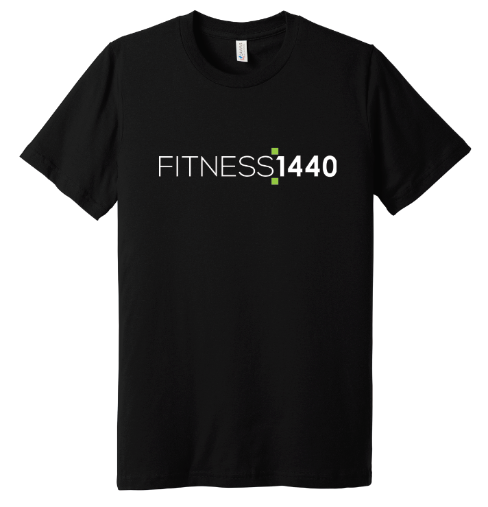 Fitness 1440 BELLA+CANVAS ® Made In The USA Short Sleeve Tee - BLACK