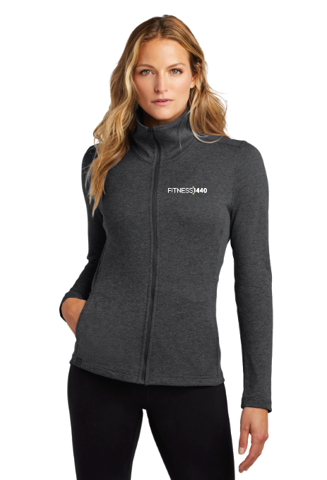 Fitness 1440 OGIO® Ladies Pixel Full-Zip - BLACK