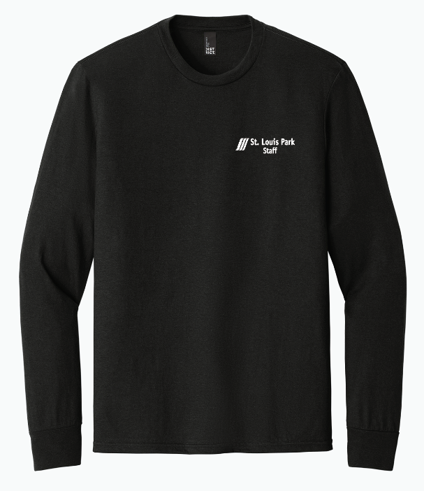 SLP Public Works District ® Perfect Tri ® Long Sleeve Tee - BLACK