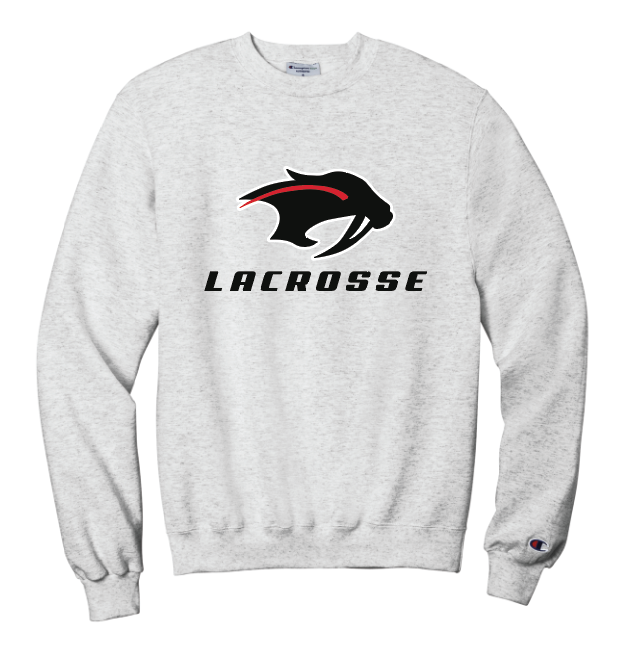 Shakopee Lacrosse Champion® Powerblend® Crewneck Sweatshirt - SILVER GREY