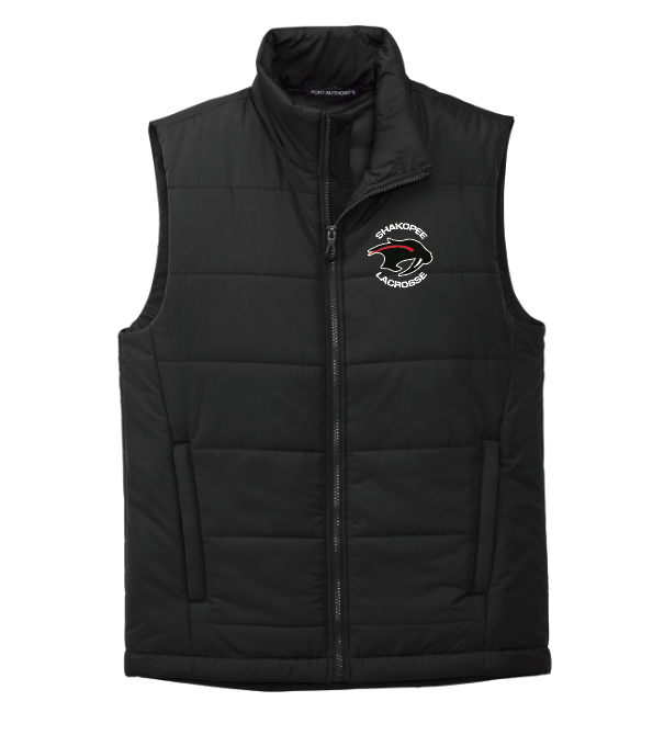 Shakopee Lacrosse Port Authority® Puffer Vest - BLACK