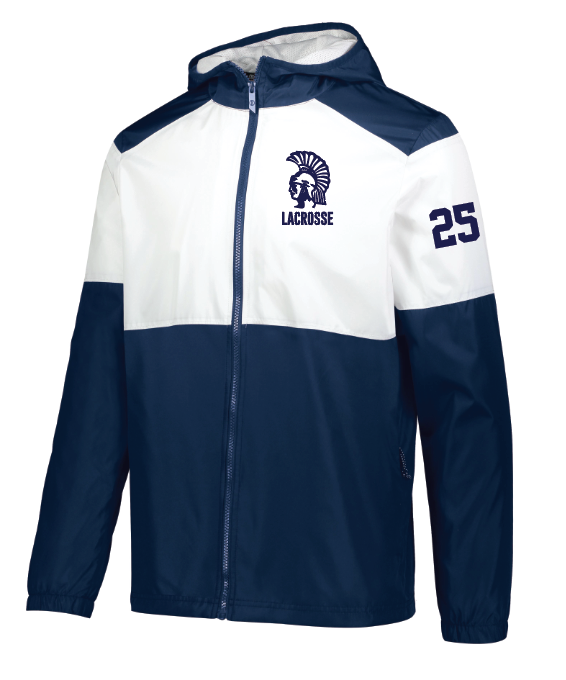 *TEAM APPAREL* Mahtomedi Lacrosse Holloway SeriesX Hooded Jacket - NAVY/WHITE