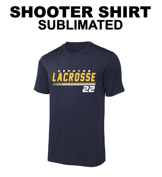 *TEAM APPAREL* Mahtomedi Lacrosse SHOOTER SHIRT - NAVY