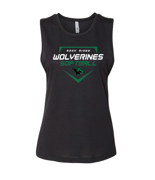 Rock Ridge Softball WOMENS Next Level Apparel® Festival Muscle Tank